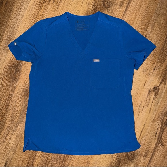 Royal Blue Figs Scrub Set - Size Medium - Picture 2 of 7